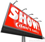 show don't tell