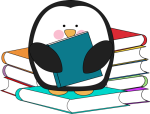 penguin-with-books