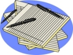 Paper and Pen Clipart
